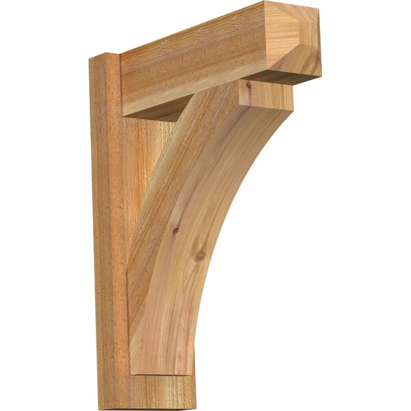 Ekena Millwork Thorton Rough Sawn Craftsman Outlooker, Western Red Cedar, 6"W x 18"D x 22"H OUT06X18X22THR04RWR - main